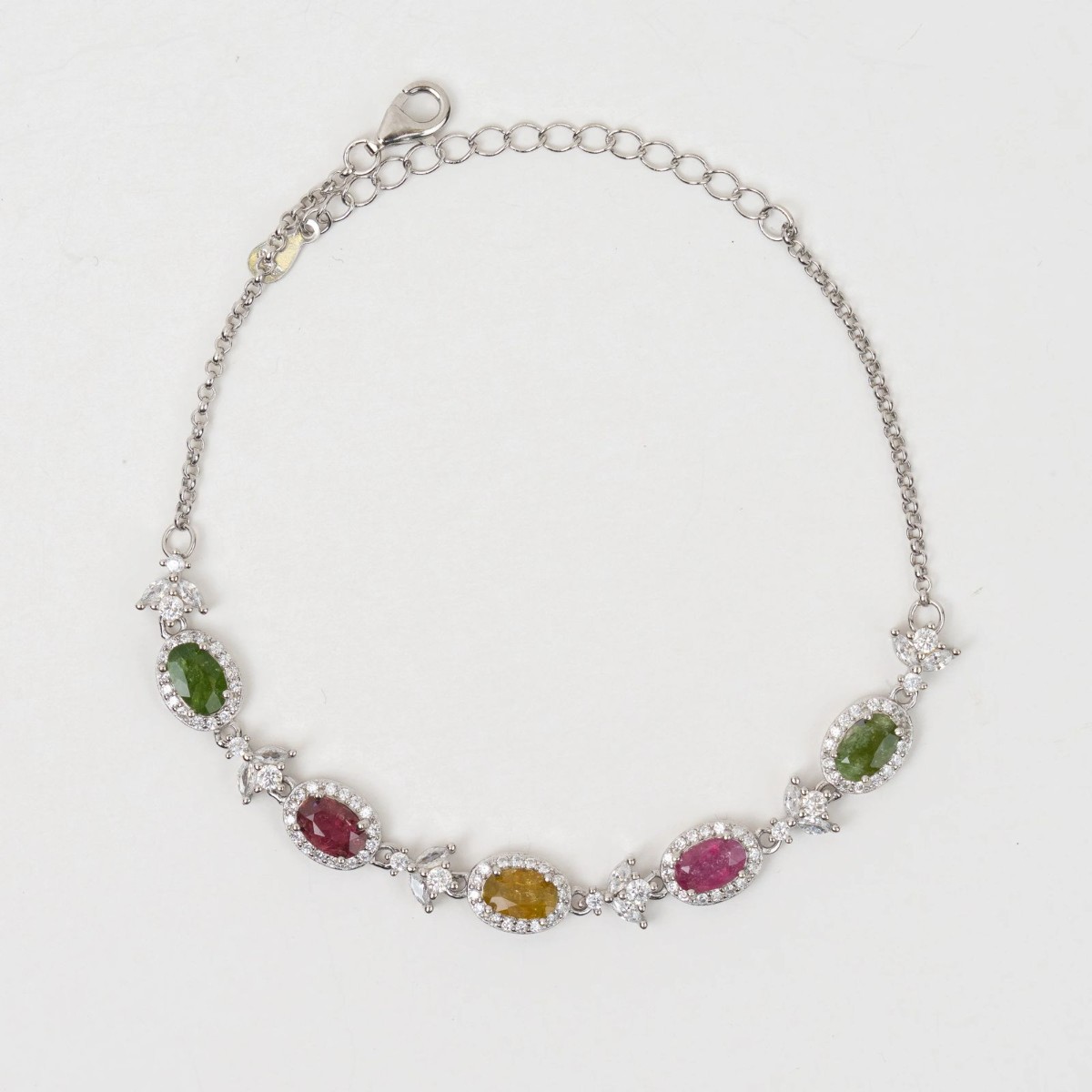 Watermelon Tourmaline Bracelet