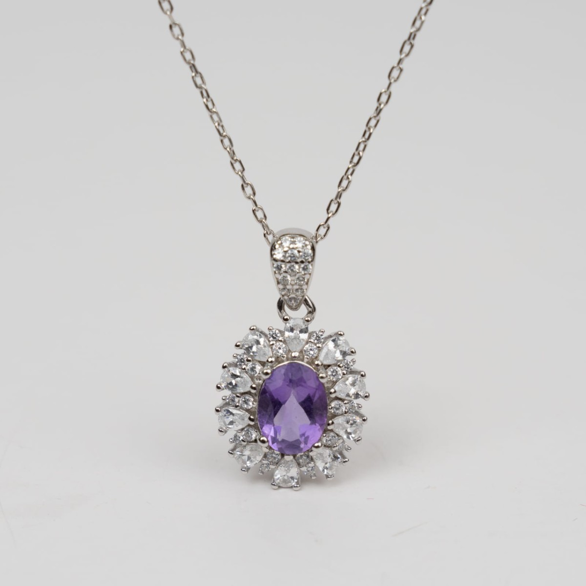 Amethyst Aura Necklace