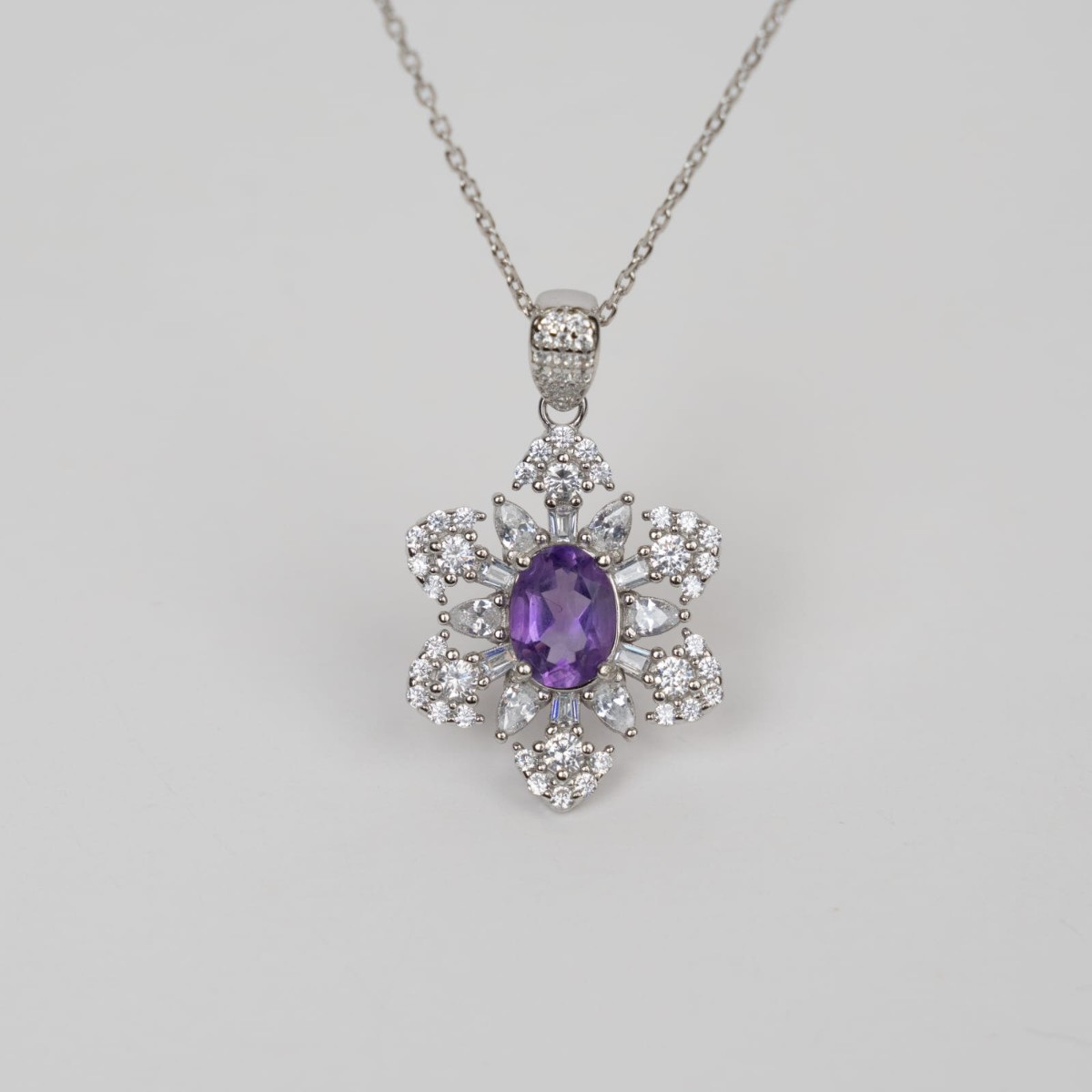 Amethyst Aura Necklace