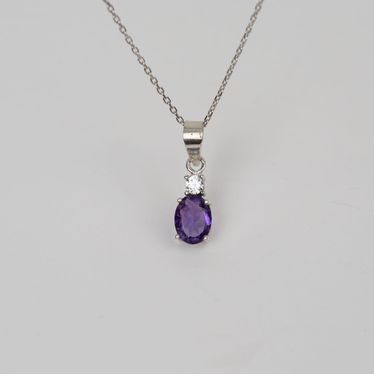 Amethyst Aura Necklace