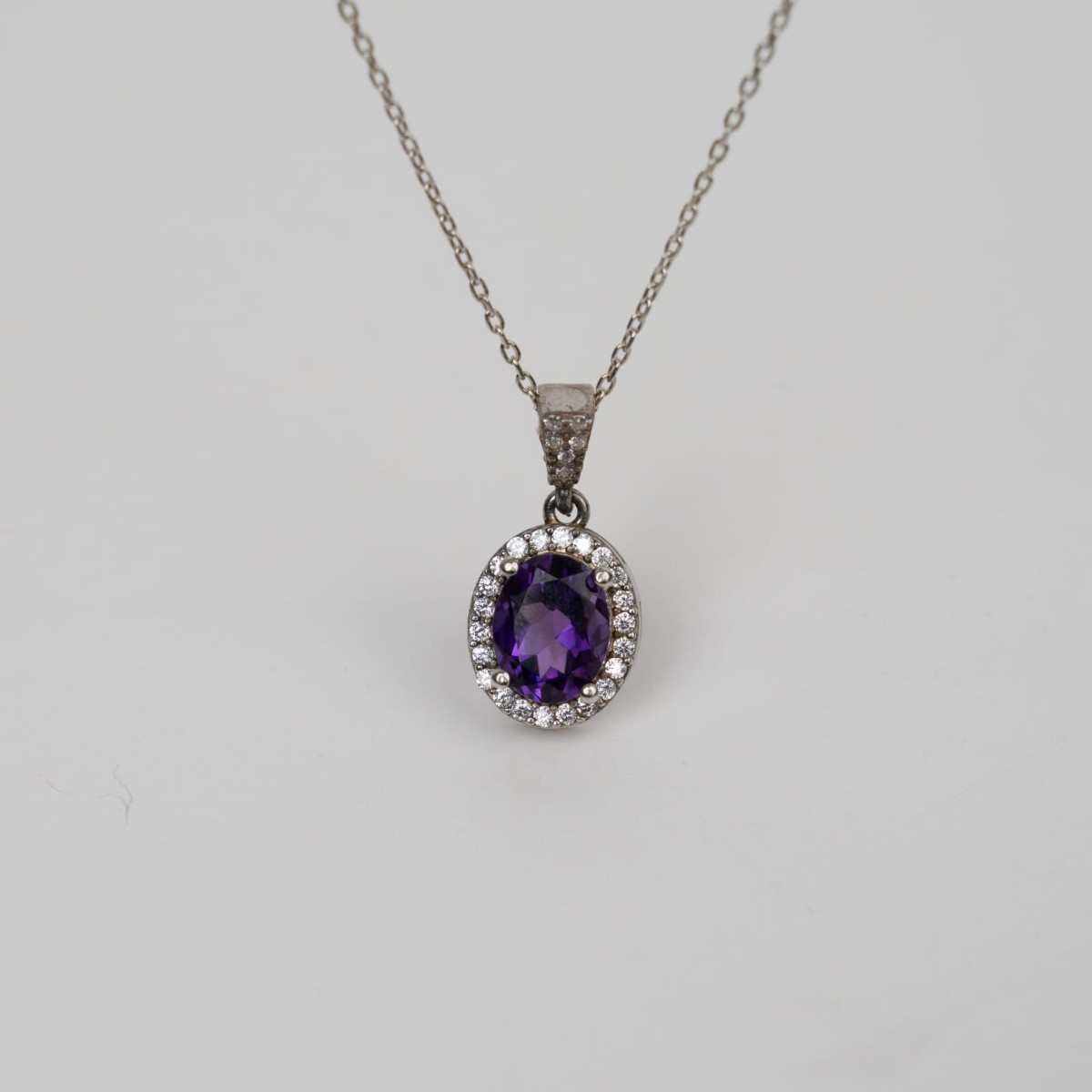 Amethyst Aura Necklace