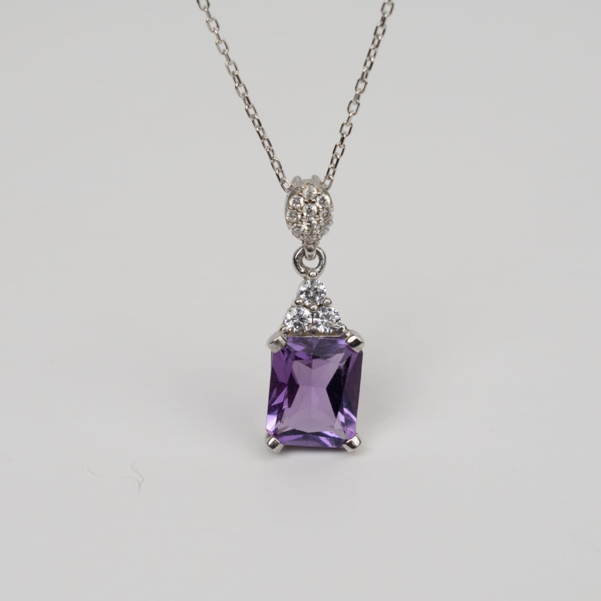Amethyst Aura Necklace