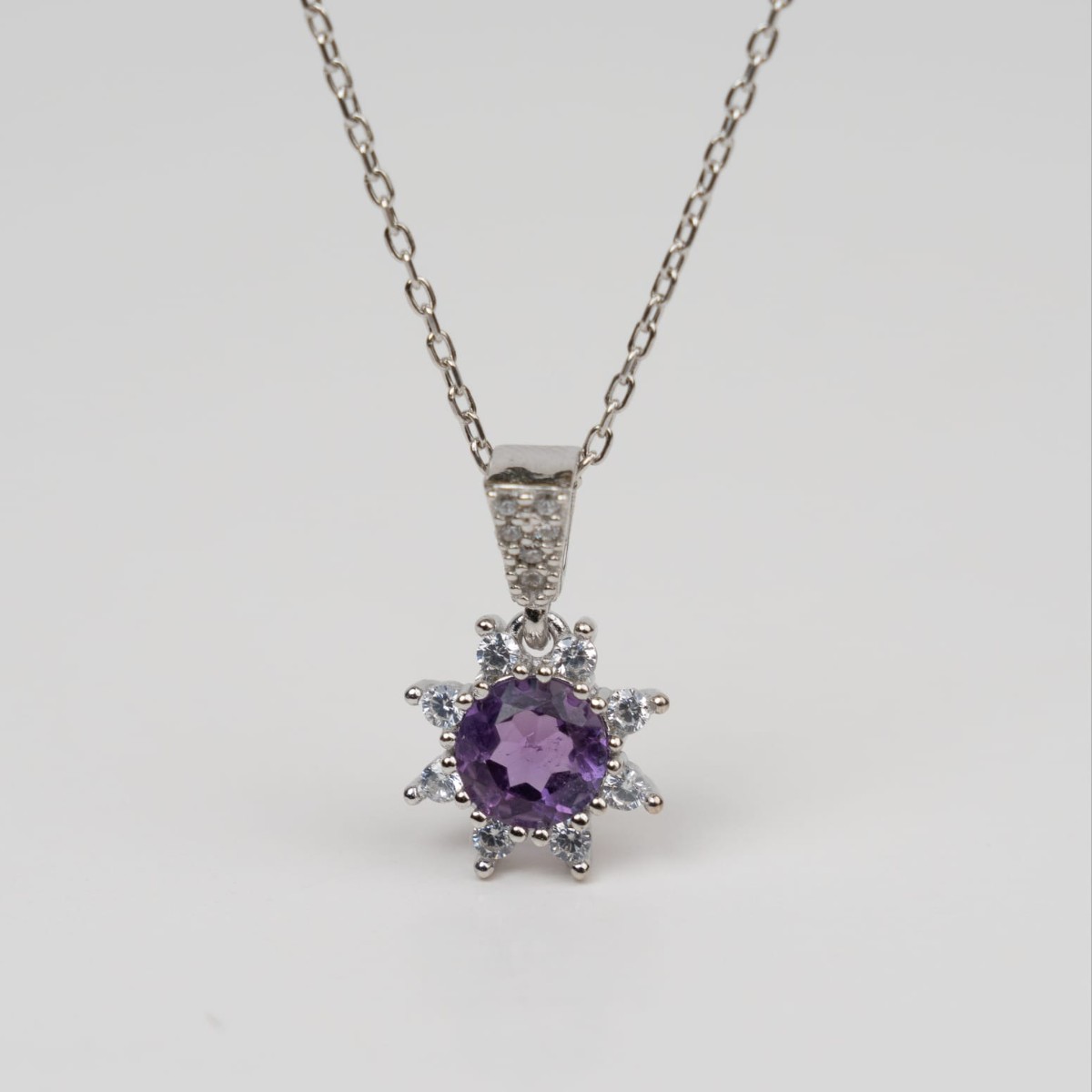 Amethyst Aura Necklace
